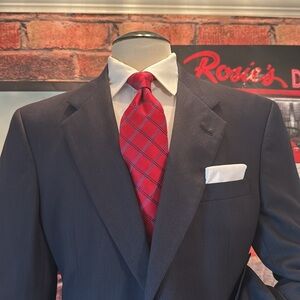 Hart Schaffner Marx Navy Coat